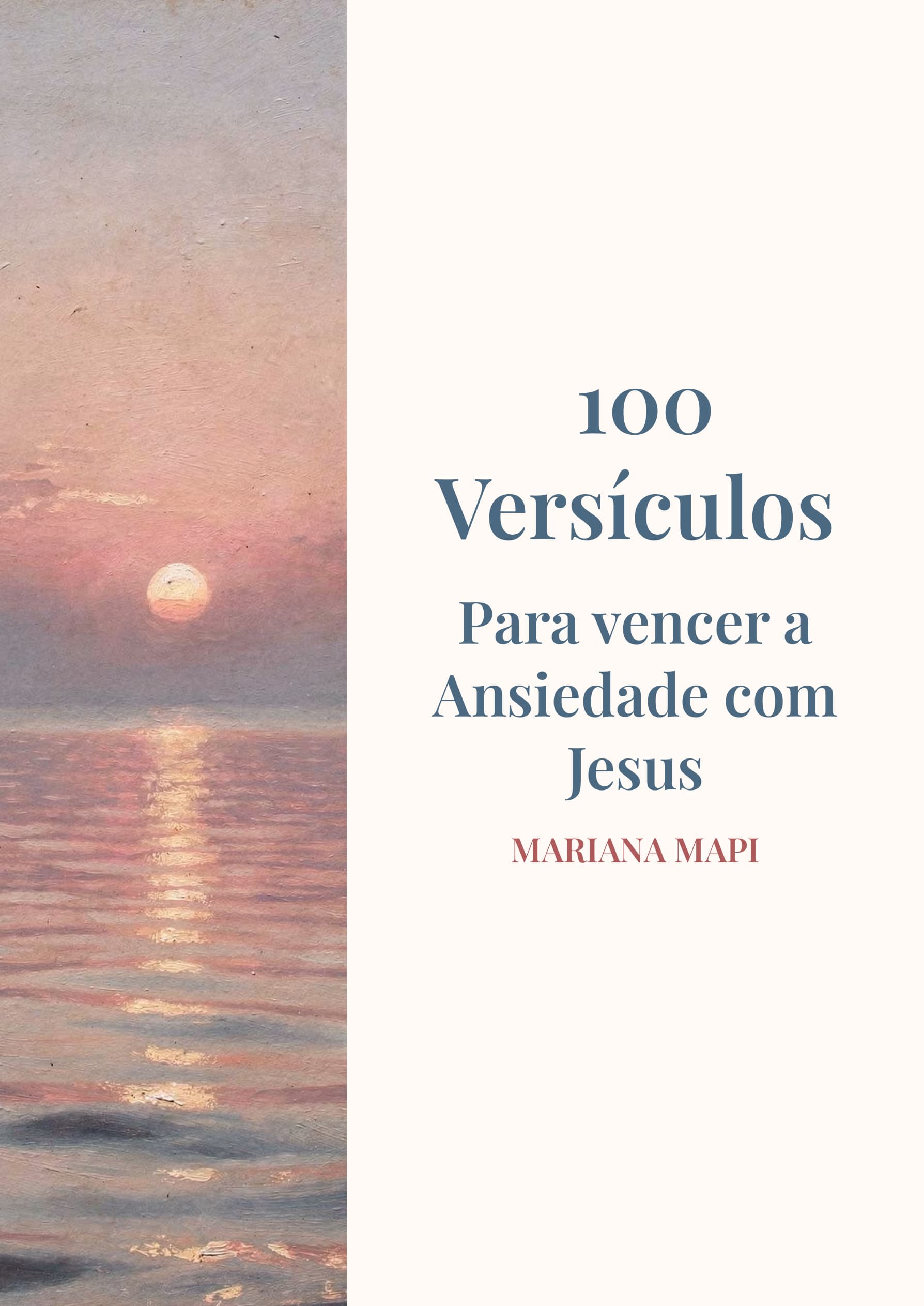 Capa de 100 Versículos contra a Ansiedade